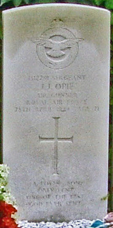 Sgt John James Opie<br/><br /><br />died April 28th, 1944